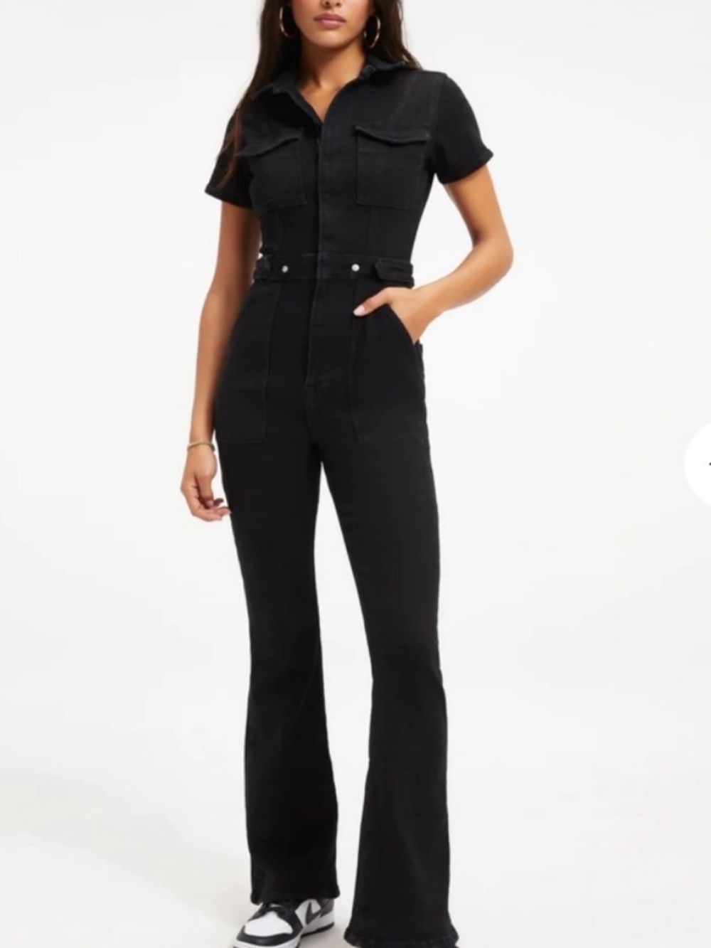 Good American FIT FOR SUCCESS BOOTCUT jumpsuit size 1